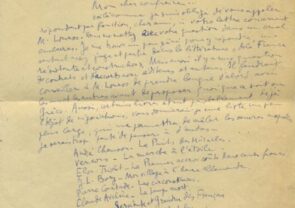 Lettre autographe d'Aragon