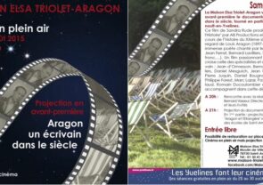affiche et programme projection du 29 août 2015