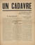 tract surr�aliste Un cadavre