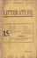 Littérature N°15 couverture