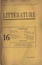 Littérature N°16 couverture