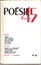 revue Poésie 45 N�22 N°1